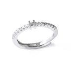 Bague ajustable pour femme avec initiale - lettre