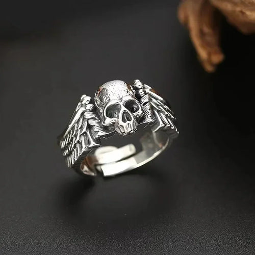 Bague Anneau avec Tête de Mort