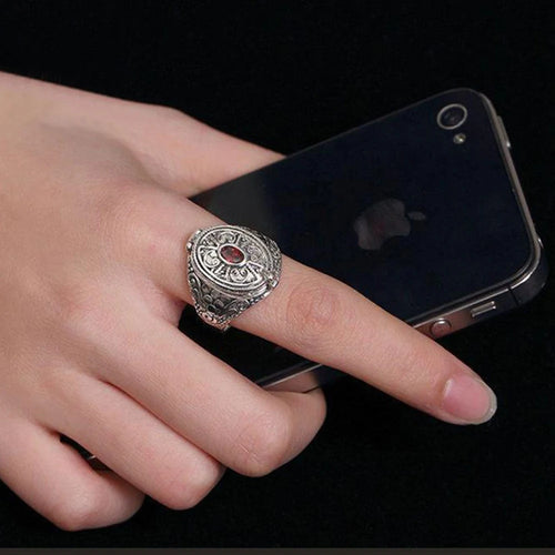 Bague Anneau de Style Ethnique avec Ouverture