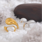 Sõrmus Vee Tilk Valge Pärl kuld