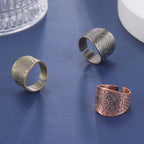 Bague Anneau Homme Cube de Métatron or rose