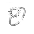 Anillo Sol para Mujer plata