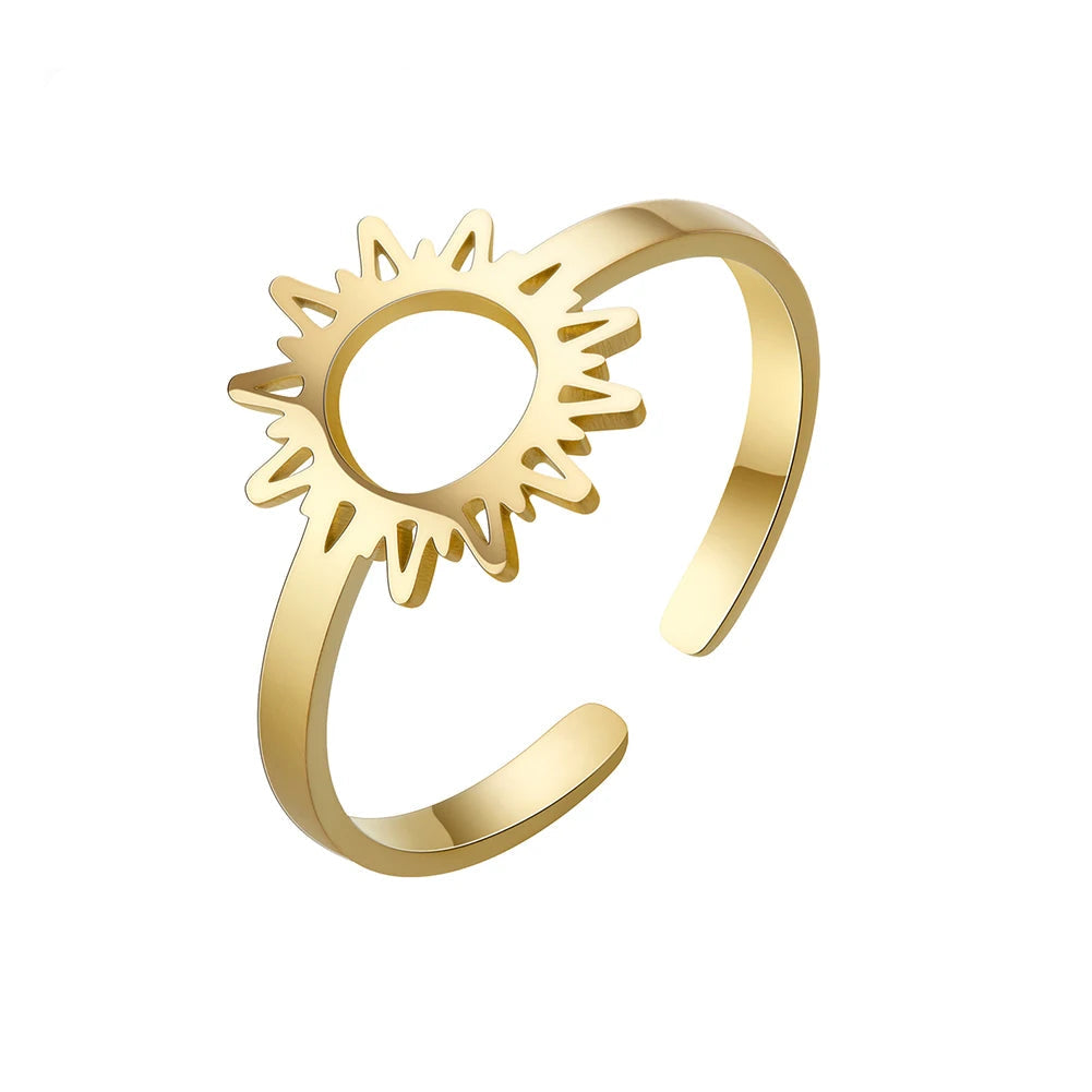 Anillo Sol para Mujer oro