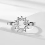 Anillo Sol para Mujer plata