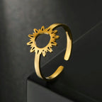 Anillo Sol para Mujer oro