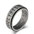 Bague Anneau Viking Homme Anti-Stress Tournant gris