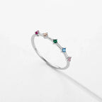 Regenboogring voor dames