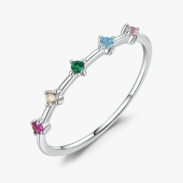 Regenboogring voor dames