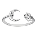 Anillo con Media Luna y Astros