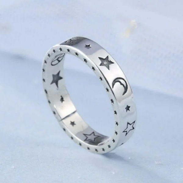 Bague avec Etoiles Astrologie