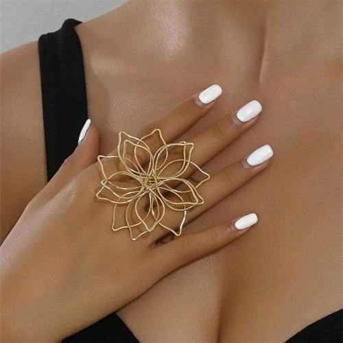 Bague avec Grande Fleur