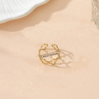 Bague avec Trèfles à 4 Feuilles Porte Bonheur