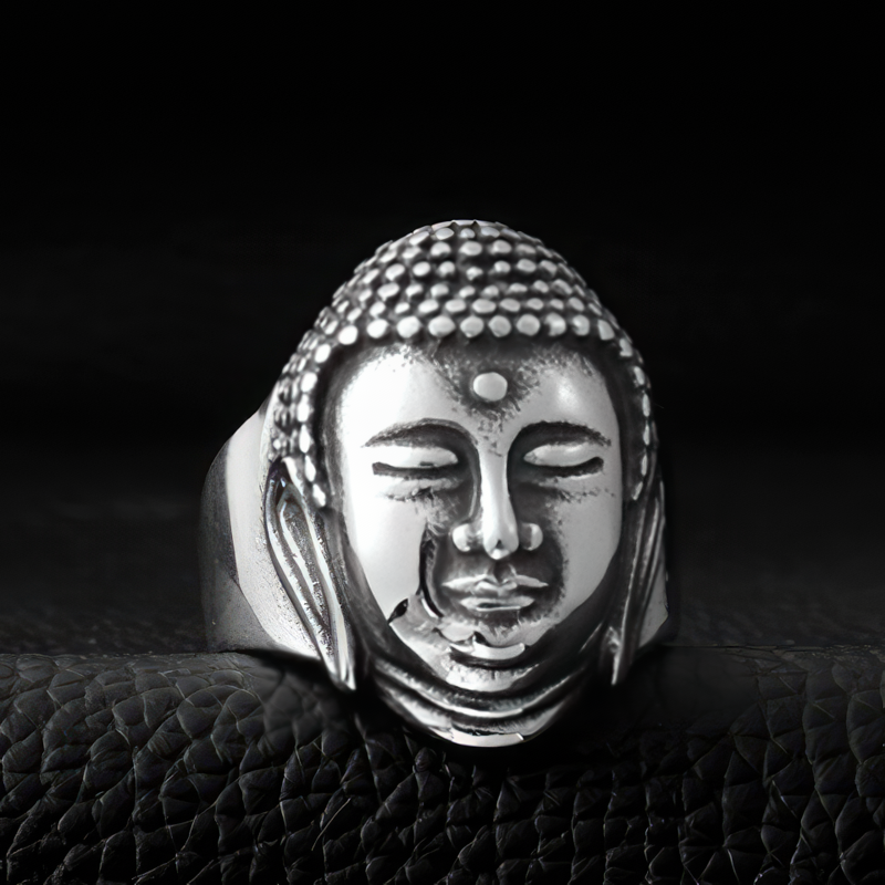 Bague Bouddha Argent Or