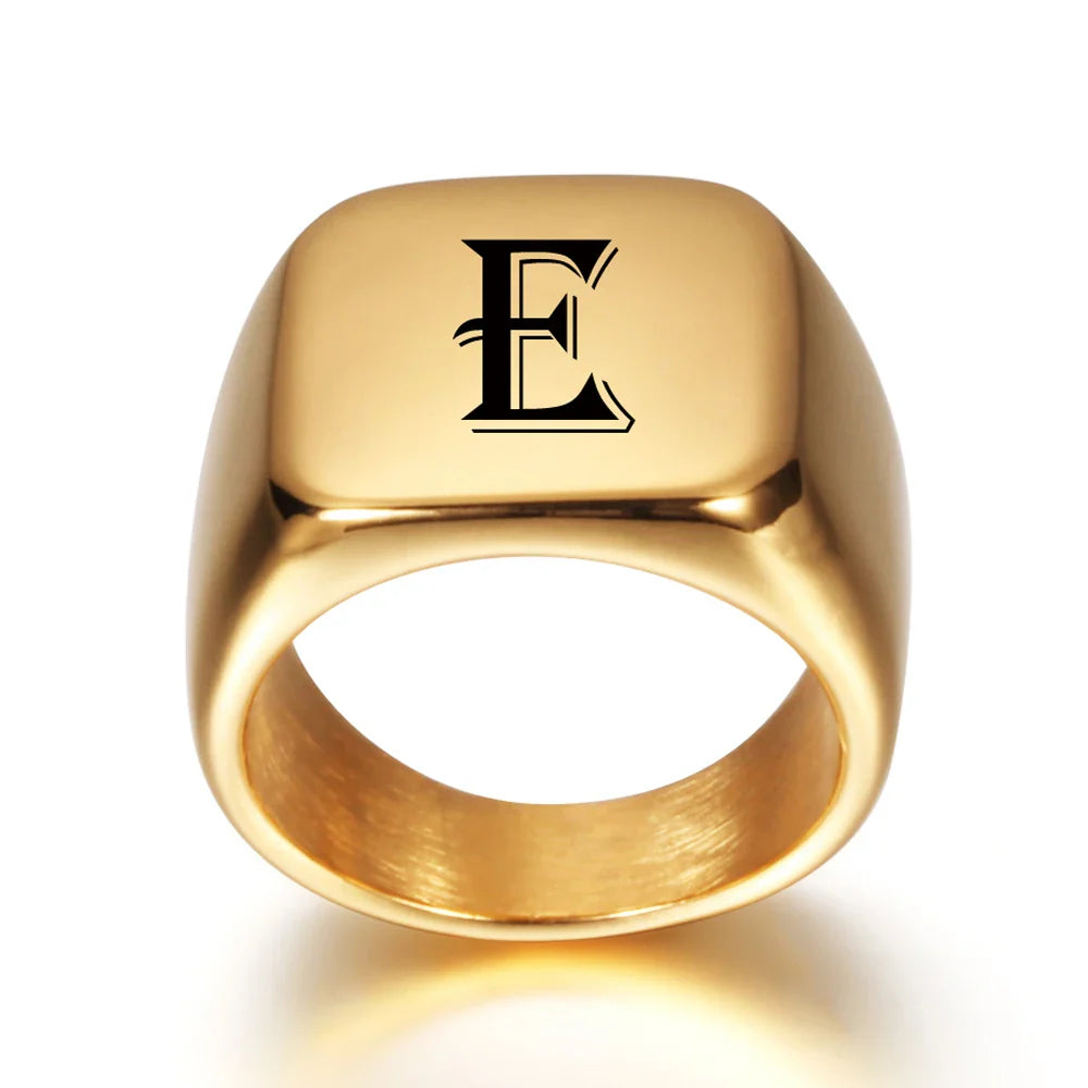 Bred personlig herrering med initialen e