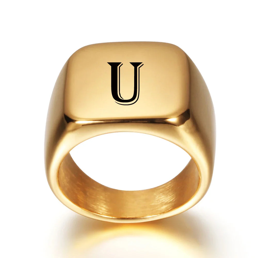 Bred personlig herrering med initialen u