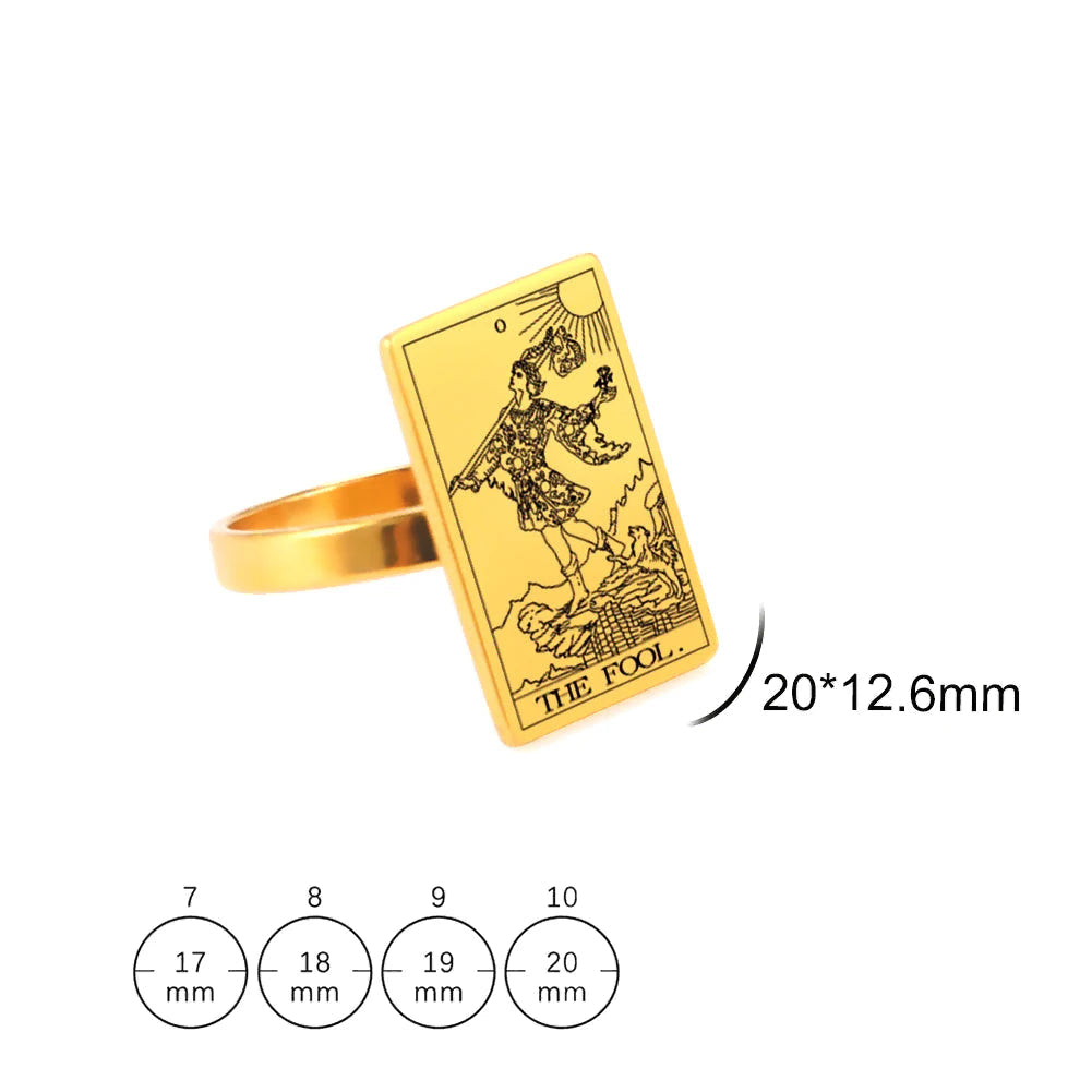 Bague carte de tarot