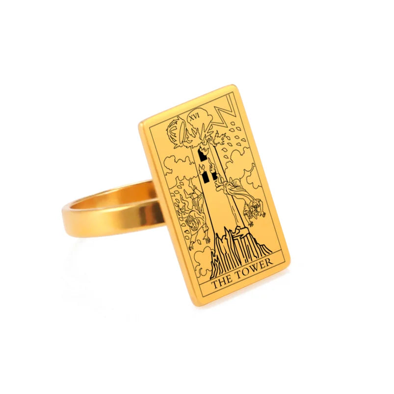 Bague carte de tarot