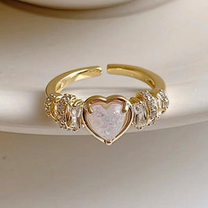 Bague Coeur Diamant Femme