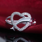 Dolphin and Heart Ring