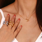 Anillo Original Anillo Gota de Agua plata