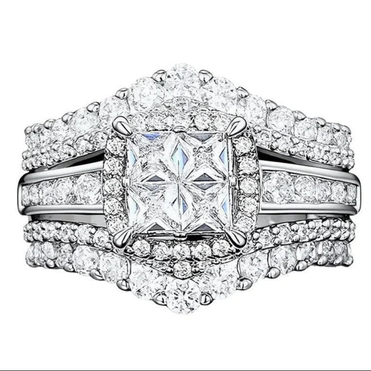Bague femme zircon cubique