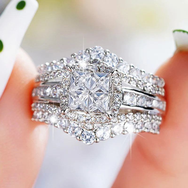 Bague femme zircon cubique