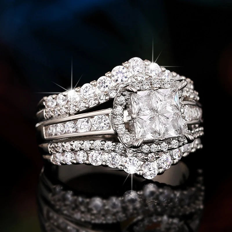 Bague femme zircon cubique