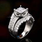 Bague femme zircon cubique