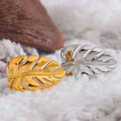 Ring Palmblatt Gold