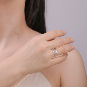 Bague Fleur de Lotus argent