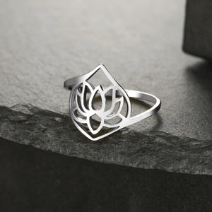 Bague Fleur de Lotus argent