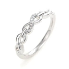 Bague infini scintillante