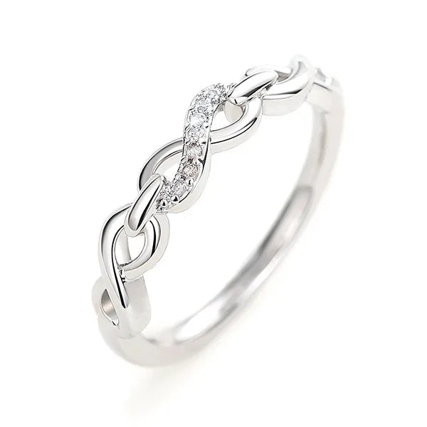 Bague infini scintillante