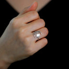 Bague Lune et Soleil argent