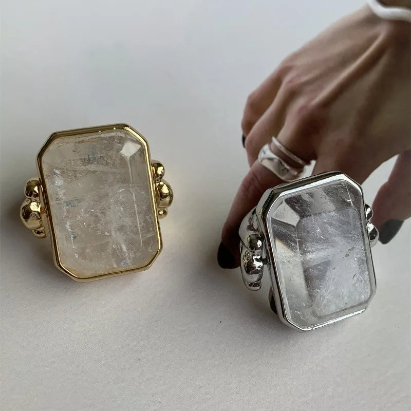 Bague Marique crystal vintage français