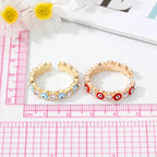 Ring Böses Auge Blau Türkischer Stil Bohème