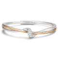 Bague noeud d'éternité mère fille