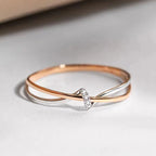 Bague noeud d'éternité mère fille