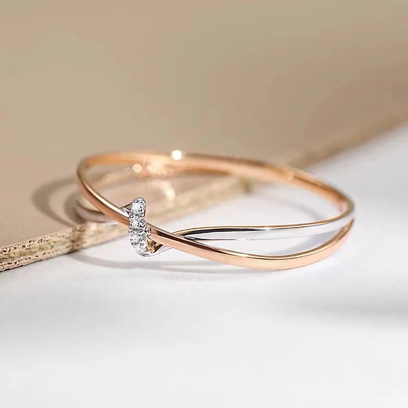 Bague noeud d'éternité mère fille