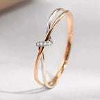 Bague noeud d'éternité mère fille