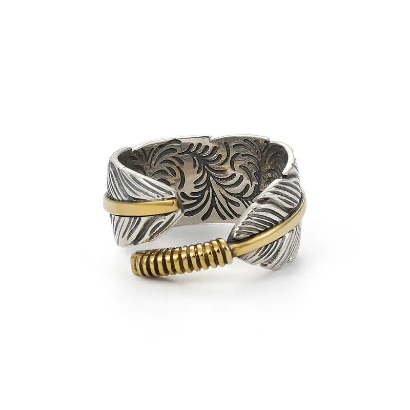 Offener Ring in Federform