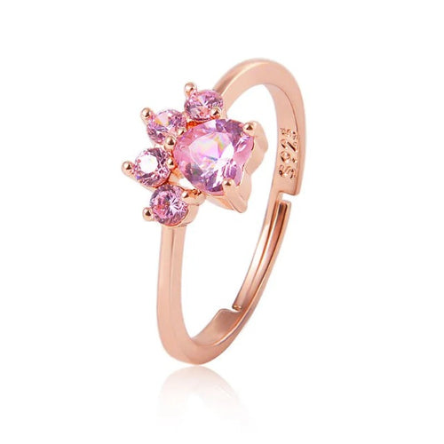 Ring Kattepote i rosaguld