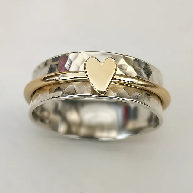 Bague Petit Coeur Coloré