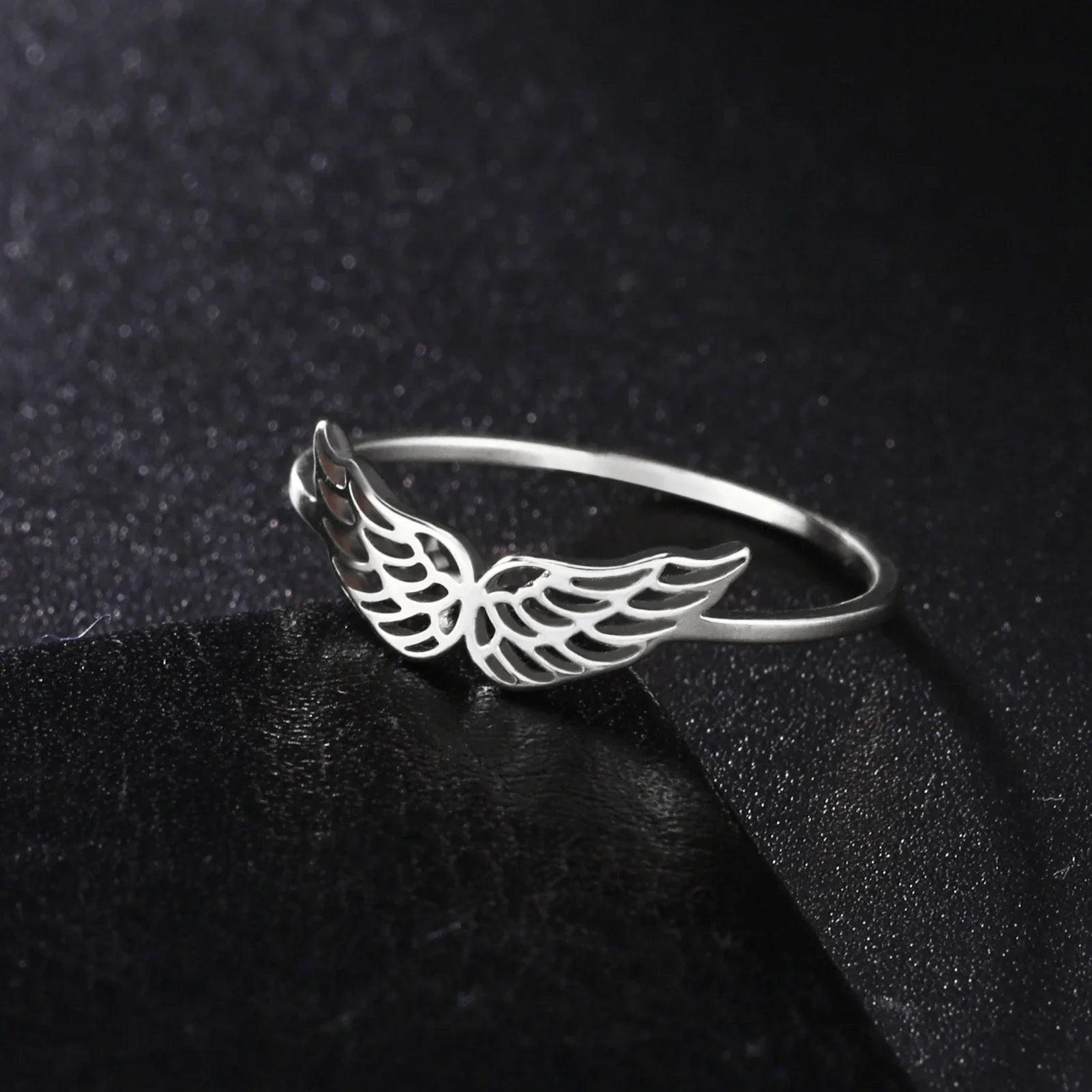Bague femme ailes d'ange argent