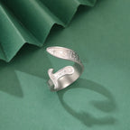 Bague avec épée Ali Zulfiqar symbole arabe argent