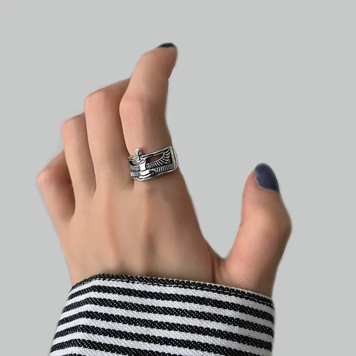 Ring im antiken Stil Kleopatra Königin von Ägypten