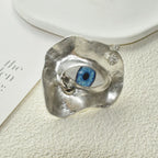 Bague Style Baroque Contre le Mauvais Oeil argent