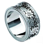 Bague Tournante "les Rouages du Temps" Anti-Stress