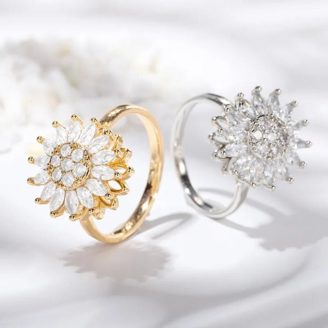 Bague Tournesol Anti Stress