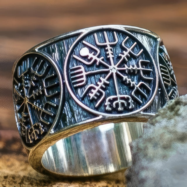Bague Viking Vegvisir